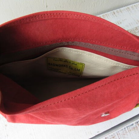 BAGWORKS / POSTMAN2-MINI/ RED バッグワークス / ポストマン２　ミニ/ 色：レッド