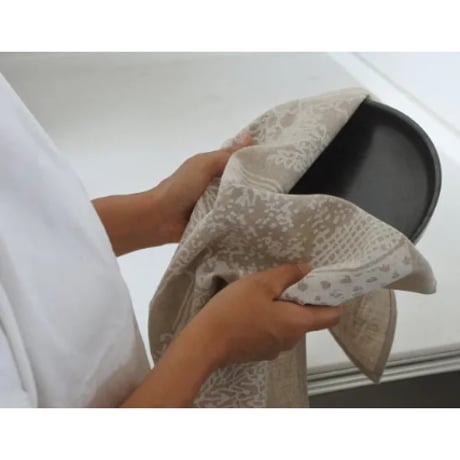 undyed+/アンダイドプラス　脇阪克二さんキッチンクロス  「garden」