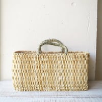 ストロー横長かご　M
