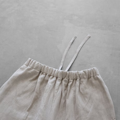 HUIS.ハウス オールドレピア天日干しラミーリネンバルーンパンツ（エクリュ）【ユニセックス】506-TC10-43ECR