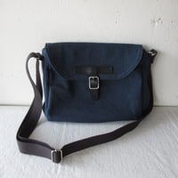 限定色　BAGWORKS / POSTMAN・MINI・MISSING PIECE / 214-濃紺  バッグワークス / ポストマン・ミニ・ミッシング・ピース / 色番214-濃紺
