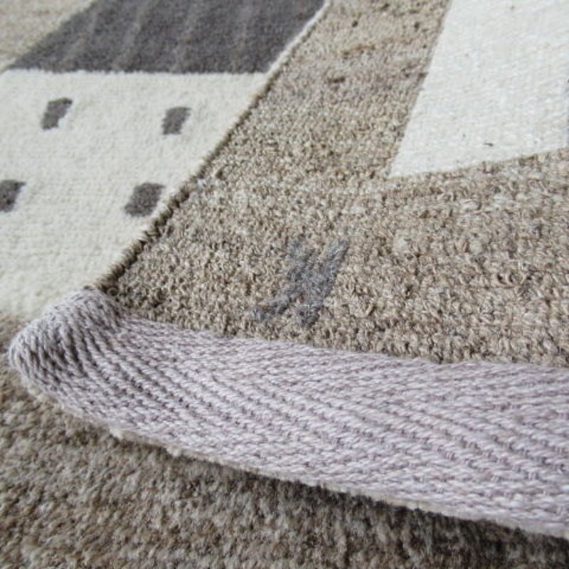 undyed+ ちいさいラグ　いえ1 ちいさいラグ いえ1／undyed+（アンダイドプラス）｜愛着を持っ