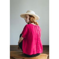 fog linen work 　ヘルミ トップ フランボアーズ   LWA807-10A