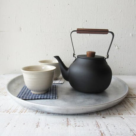 MIYACO / 宮崎製作所　ミヤコ　茶き　急須　大　くろいろ  【ステンレス急須/茶瓶/北欧/シンプル/かわいい/おしゃれ/割れない/国産/日本製/STAINLESS/燕】
