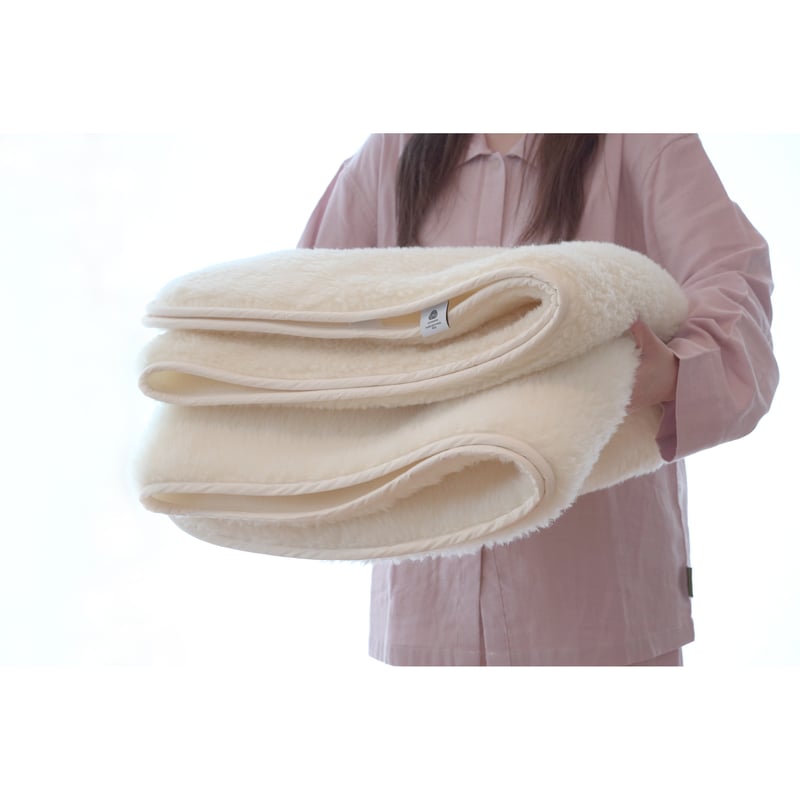 heart ハート ぬくもりウールの洗える敷毛布 | AKI interior space