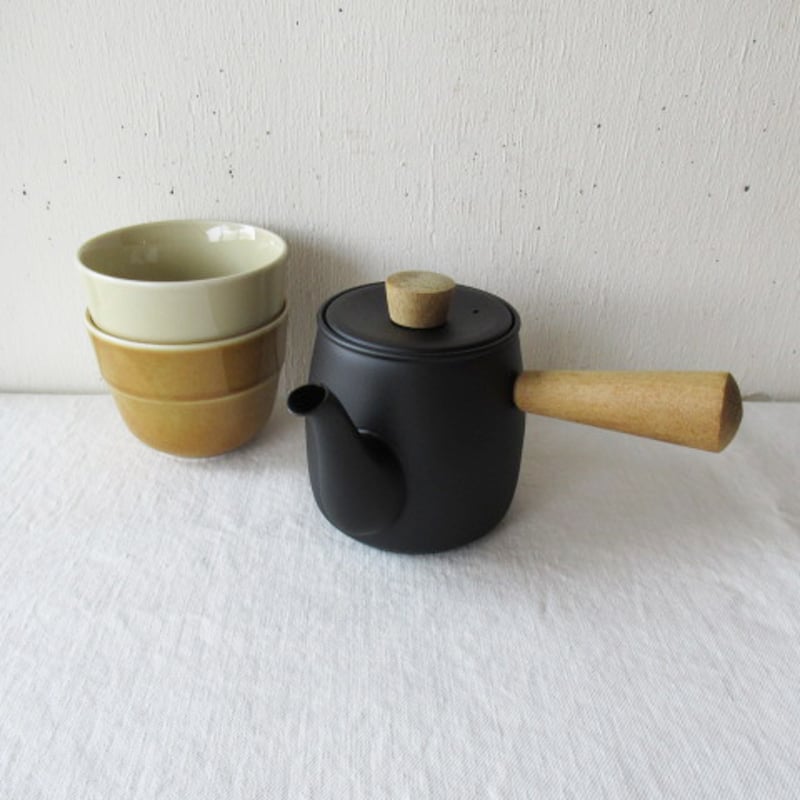 MIYACO / 宮崎製作所 ミヤコ 茶き 急須 小 くろいろ 【ステンレス急須