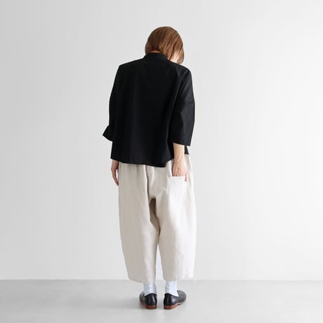 HUIS.ハウス オールドレピア天日干しラミーリネンバルーンパンツ（エクリュ）【ユニセックス】506-TC10-43ECR