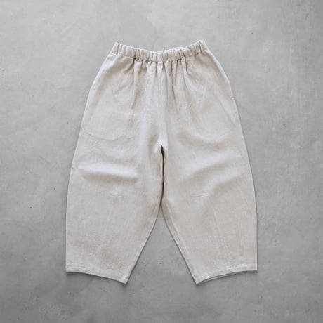 HUIS.ハウス オールドレピア天日干しラミーリネンバルーンパンツ（エクリュ）【ユニセックス】506-TC10-43ECR