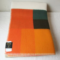 ROROS TWEED / ロロス　ツイード　ブランケット MIKKEL ORANGE / ミッケル　オレンジ　シングル135×200cm