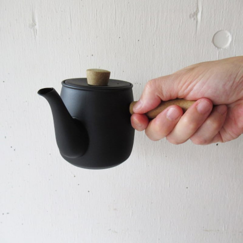 MIYACO / 宮崎製作所 ミヤコ 茶き 急須 小 くろいろ 【ステンレス急須