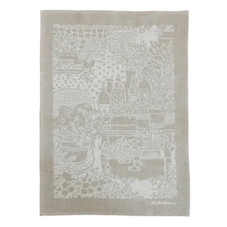 undyed+/アンダイドプラス　脇阪克二さんキッチンクロス  「garden」
