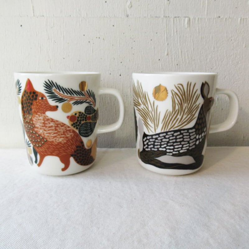 marimekko Ketunmarja & Peura マグカップセット | AKI int marimekko Ketunmarja & Peura マグカップセット | AKI int