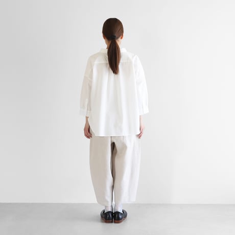 HUIS.ハウス オールドレピア天日干しラミーリネンバルーンパンツ（エクリュ）【ユニセックス】506-TC10-43ECR