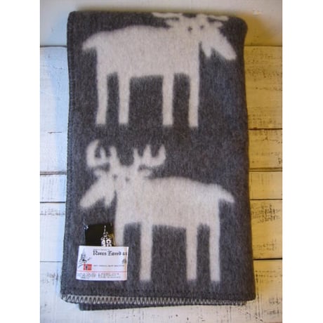 ロロスツイード トナカイ柄　ブランケット CATEGORY ロロスツイードブランケット | AKI interior space