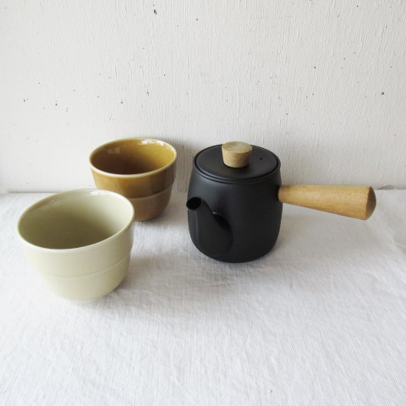 MIYACO / 宮崎製作所 ミヤコ 茶き 急須 小 くろいろ 【ステンレス急須