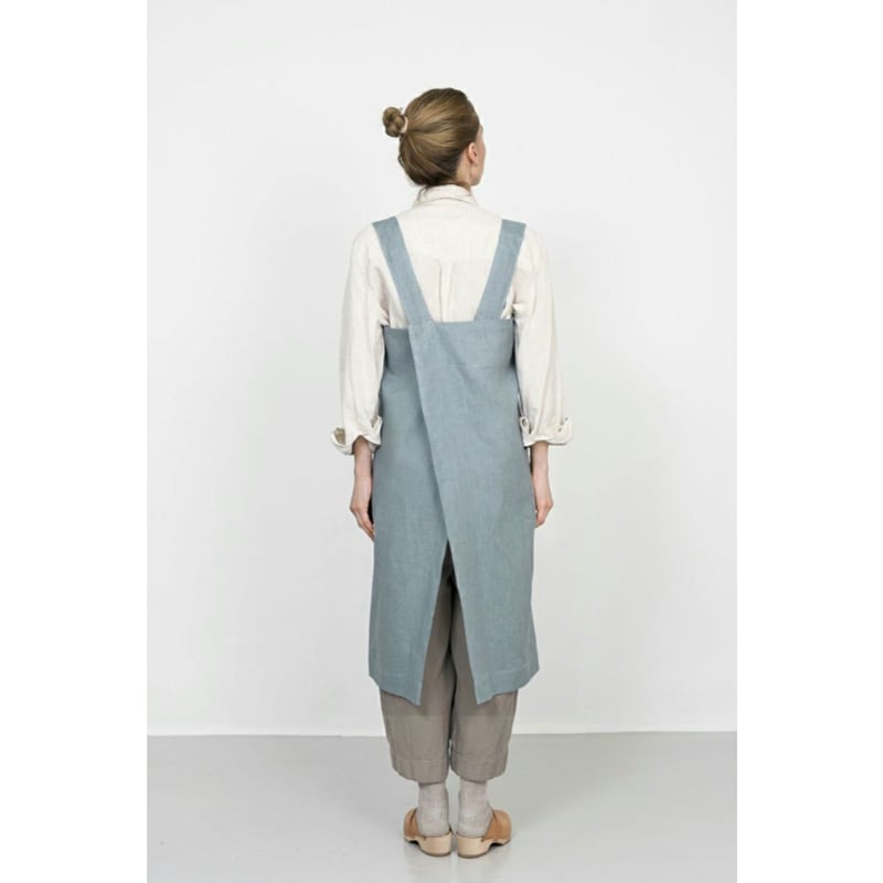 fog linen work/フォグリネンワーク リネン スクエアクロスエプロン