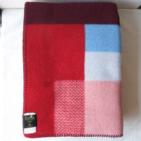 ROROS TWEED / ロロス　ツイード　ブランケット MIKKEL RED / ミッケル　レッド　シングル135×200cm