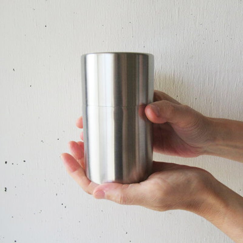 ブランシェ アソシエ ステンレス 茶筒 350cc 細・たて長 A33081