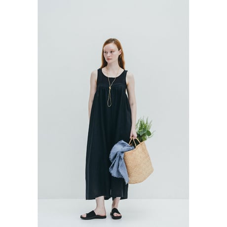 fog linen work 　クララ サロペット 　ニュイ　LWC034-1348