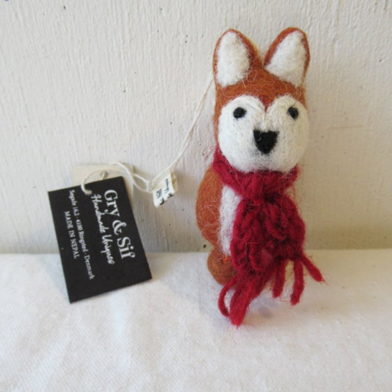 Gry&Sif グライアンドシフ オーナメント (キツネマフラー) | AKI