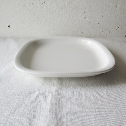 柳デザイン プレートM 白黒角型ディナーセット（柳 宗理 白黒食器