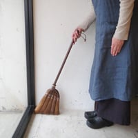 高田耕造商店 シュロのやさしいほうき焼檜（やきひのき）　短柄　　日本製　国産品