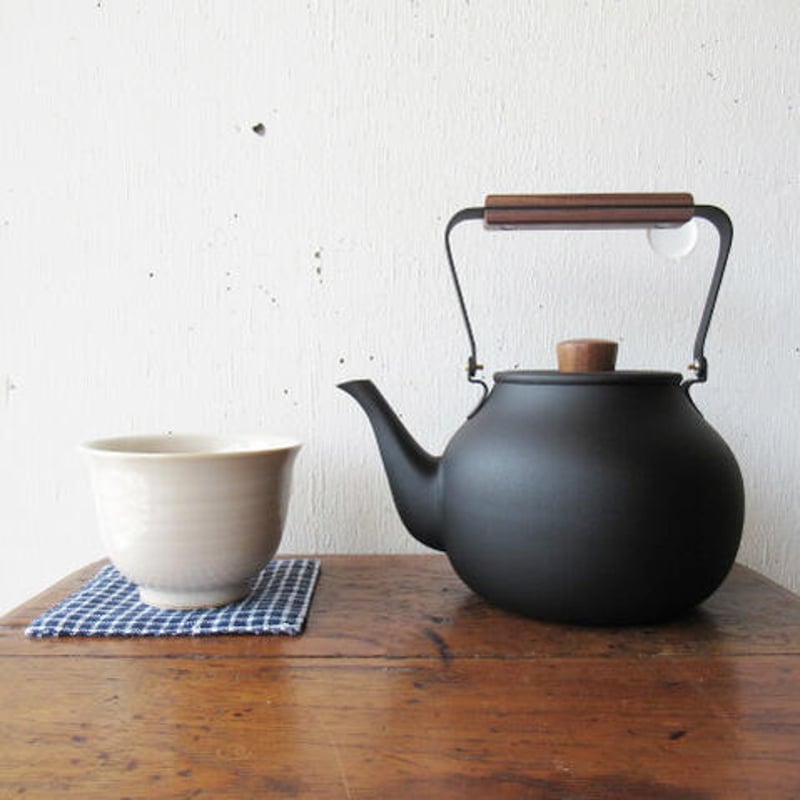 MIYACO / 宮崎製作所 ミヤコ 茶き 急須 大 くろいろ 【ステンレス急須
