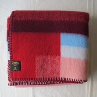 ROROS TWEED / ロロス　ツイード　ブランケット MIKKEL-MINI RED / ミッケル-　レッド　ハーフ135×100cm