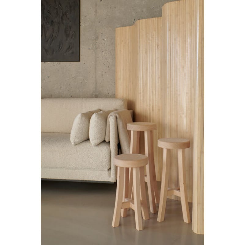 【超希少】AIOT! Natal Design Nora's スツール コラボ NORDIC STOOL (ノルディックスツール) / ビーチ - 丁寧な暮らし