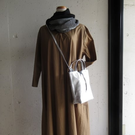 MARLON FIRENZE / マーロンフィレンツェ　 2way Mini Tote Bag With Pouch 色：シルバー