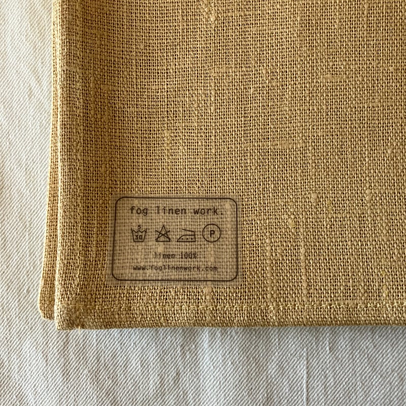 fog linen work リネンキッチンクロス 厚地 カナリ | AKI interior