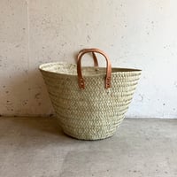 マリンデイ　ストローバッグ　平革手提げ（ストローバッグ　平革手提げコンテナ）