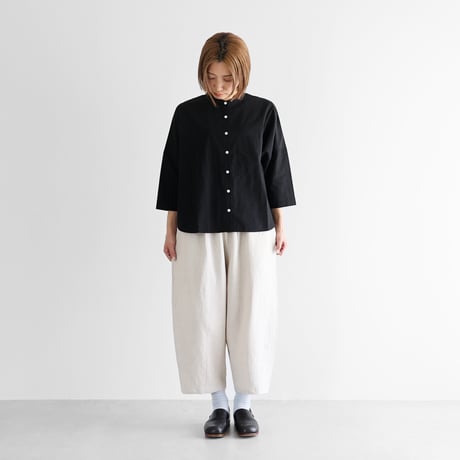 HUIS.ハウス オールドレピア天日干しラミーリネンバルーンパンツ（エクリュ）【ユニセックス】506-TC10-43ECR