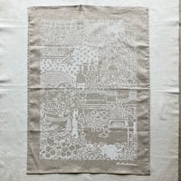 undyed+/アンダイドプラス　脇阪克二さんキッチンクロス  「garden」