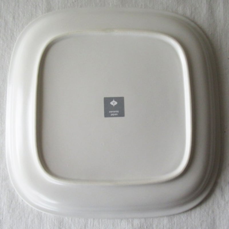 柳デザイン プレートL 白黒角型ディナーセット（柳 宗理 白黒食器