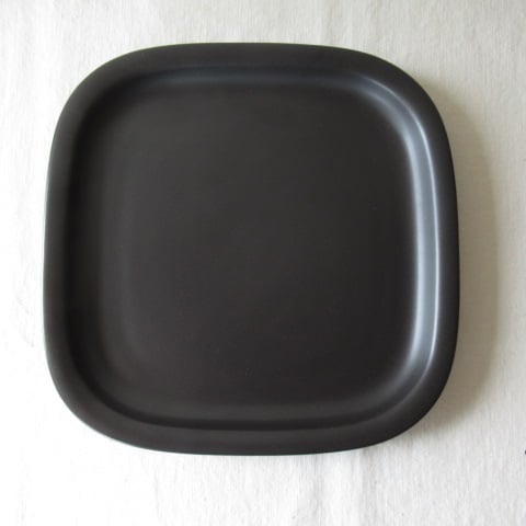 柳デザイン プレートL 白黒角型ディナーセット（柳 宗理 白黒食器