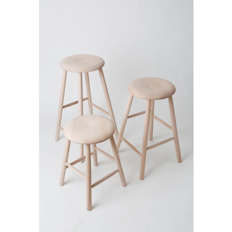 NORDIC STOOL by Traevarefabrikken / Natural Lar