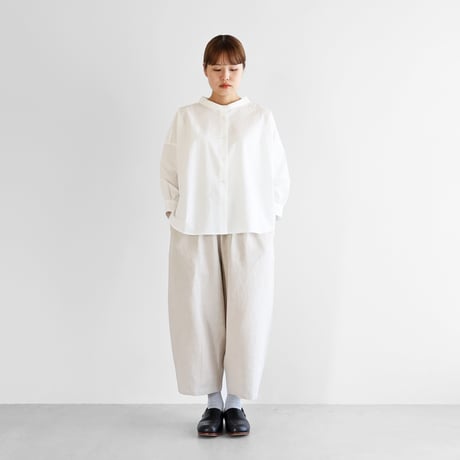 HUIS.ハウス オールドレピア天日干しラミーリネンバルーンパンツ（エクリュ）【ユニセックス】506-TC10-43ECR