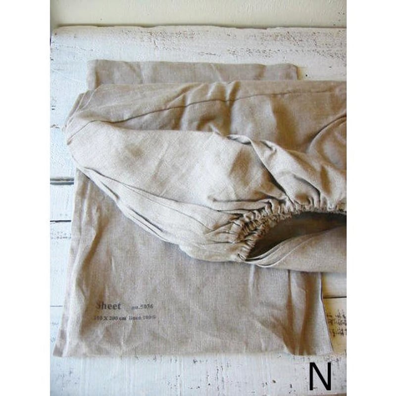 fog linen work フォグ リネン ワーク ボックスシーツD ダブル | AKI i