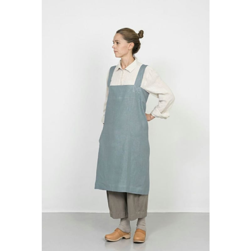 fog linen work/フォグリネンワーク リネン スクエアクロスエプロン