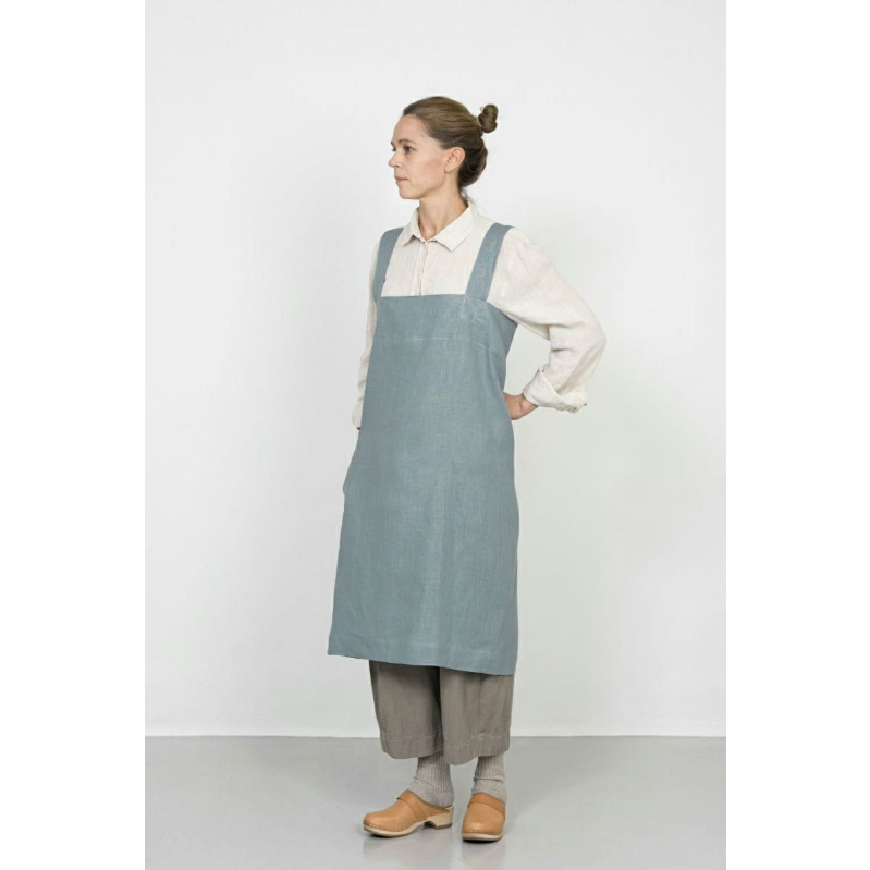 fog linen work/フォグリネンワーク リネン スクエアクロスエプロン