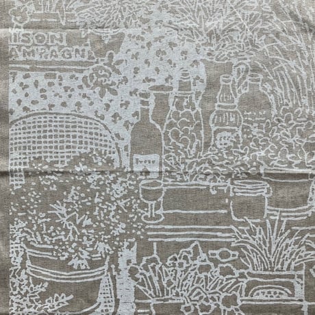 undyed+/アンダイドプラス　脇阪克二さんキッチンクロス  「garden」