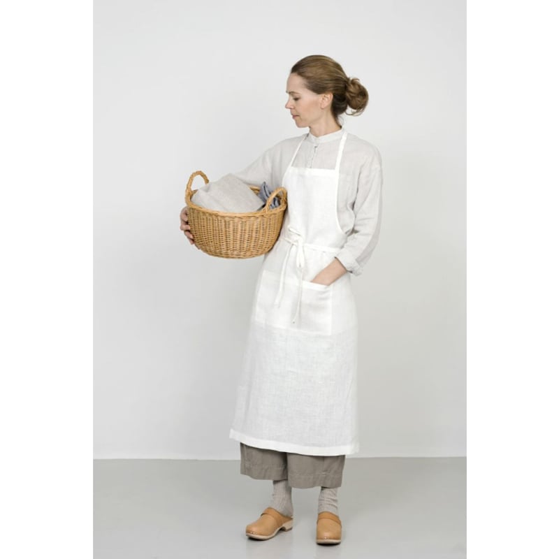 fog linen work/フォグリネンワーク リネンフルエプロン 色 fog linen work/フォグリネンワーク リネンフルエプロン 色