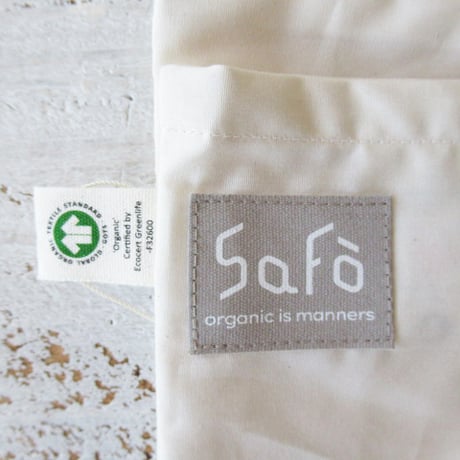 SaFoサフォ　オーガニック枕 カバー  Rレギュラー・Lラージ