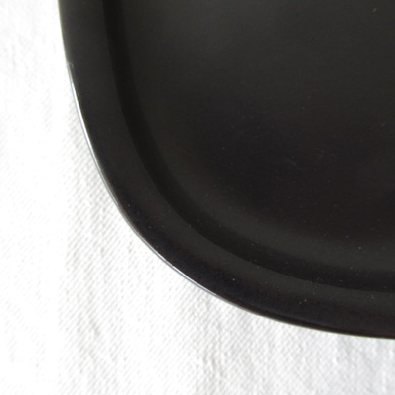 柳デザイン プレートS 白黒角型ディナーセット（柳 宗理 白黒食器