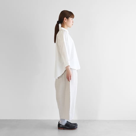 HUIS.ハウス オールドレピア天日干しラミーリネンバルーンパンツ（エクリュ）【ユニセックス】506-TC10-43ECR