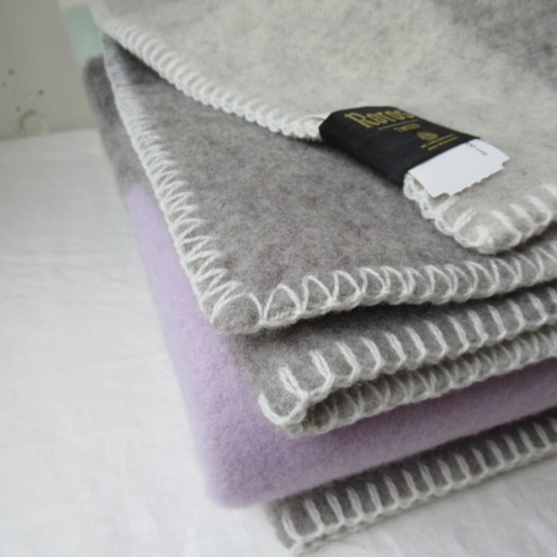 ROROS TWEED / ロロス ツイード ブランケット MIKKEL GRAY / ミッケ