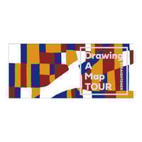 Drawing A Map TOUR Face Towel