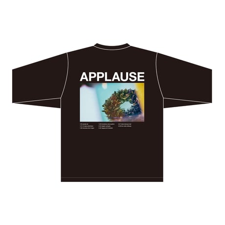 Applause TOUR Long Sleeve Tee BLACK