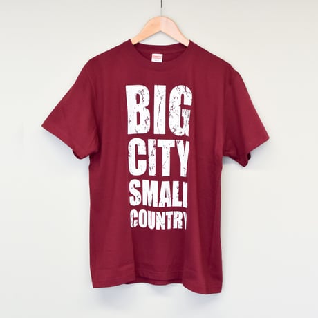 Big City Small Country TOUR Tee BURGUNDY